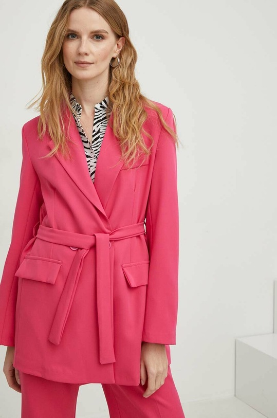 Odzież Answear Lab komplet - marynarka i spodnie 9701.js1 różowy