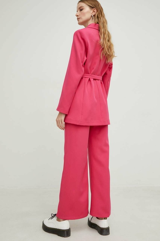 Answear Lab komplet - marynarka i spodnie 9701.js1 różowy