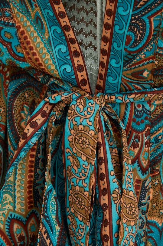 Answear Lab kimono jedwabne K04.WK zielony