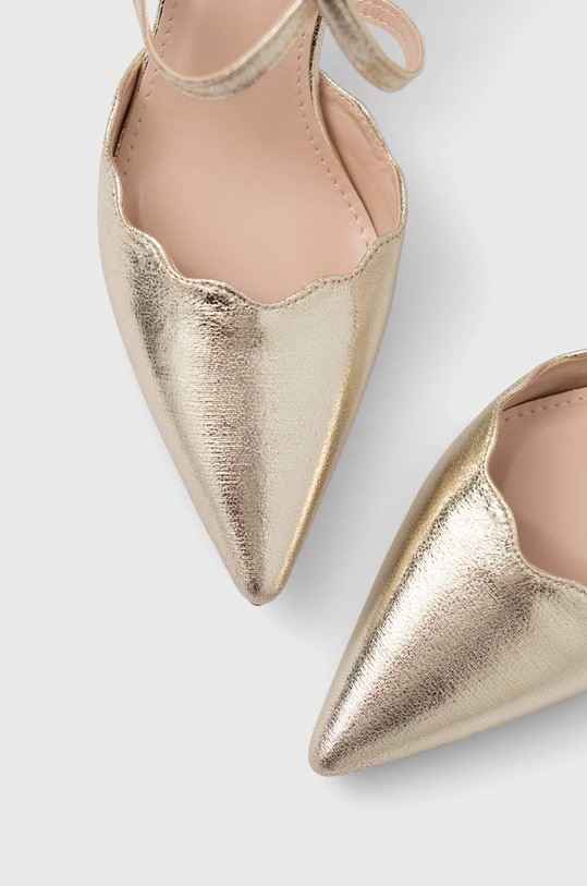 Answear Lab pantofi cu toc aur ve786.KK