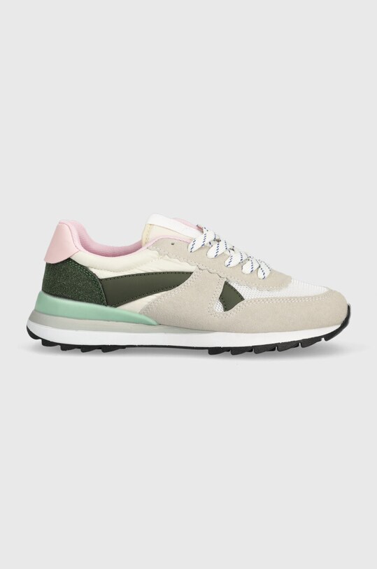Sneakers boty Answear Lab imitace semiše zelená L2167.KK