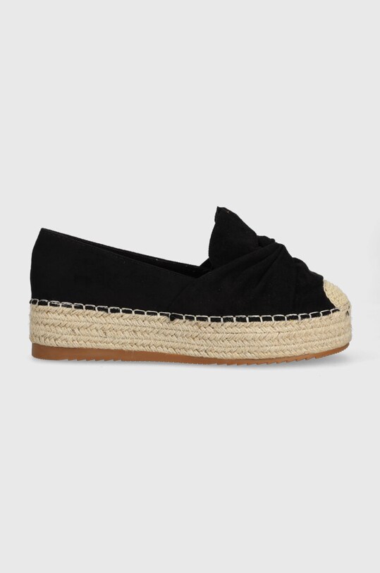 Espadrile Answear Lab Imitacija semiša črna CZ740.js