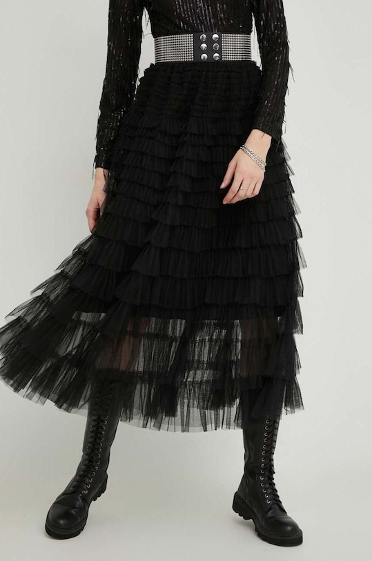 Answear Lab spódnica X kolekcja limitowana NO SHAME j1190.w czarny WW23