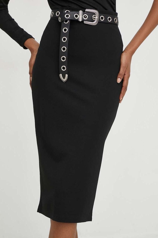 Спідниця Answear.LAB midi чорний vd10552.a.16.KK