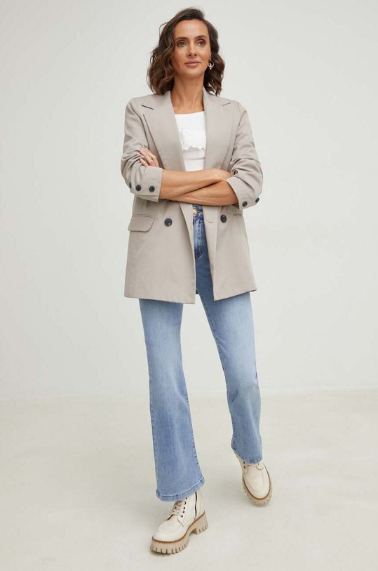 Answear Lab jeansy q057.h niebieski WW23