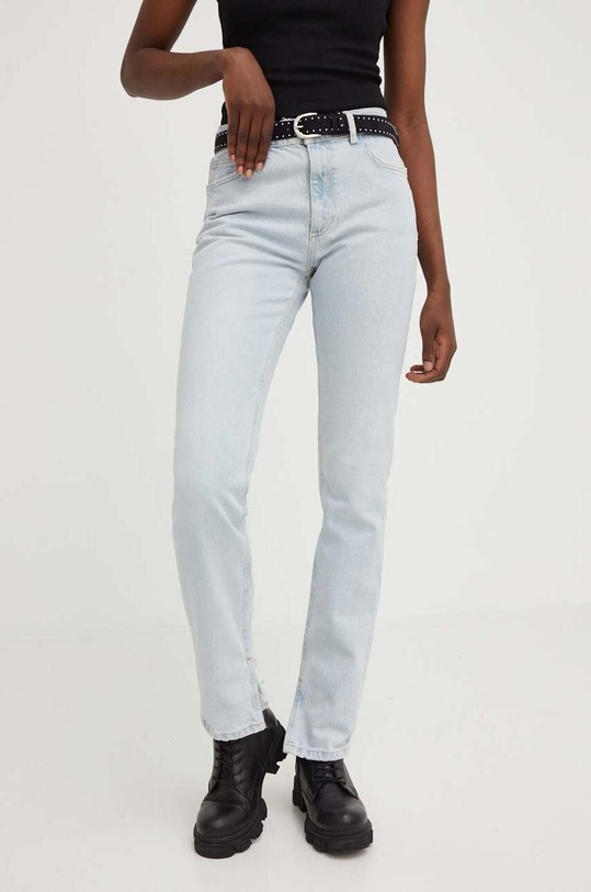 Answear Lab jeansy X kolekcja limitowana SISTERHOOD d.sjd092.js niebieski WW23