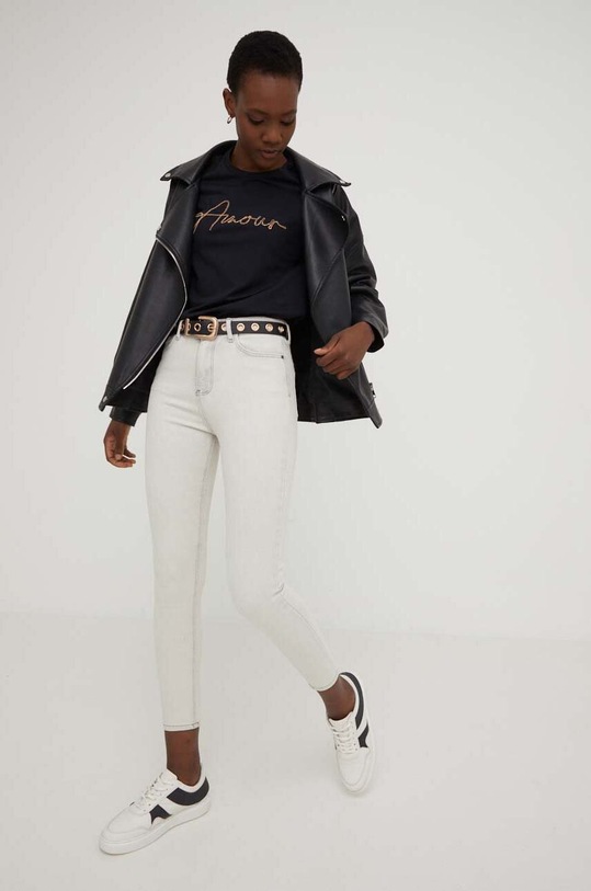 Answear Lab jeansy mx2828.db szary WW23