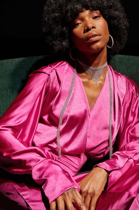 Answear.LAB kombinezon casual różowy 133852.h