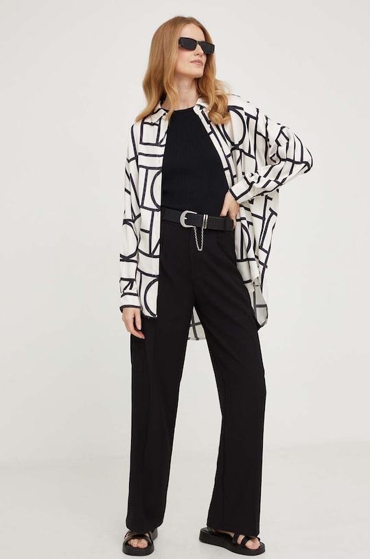 Παντελόνι Answear.LAB 25490.js μαύρο WW23