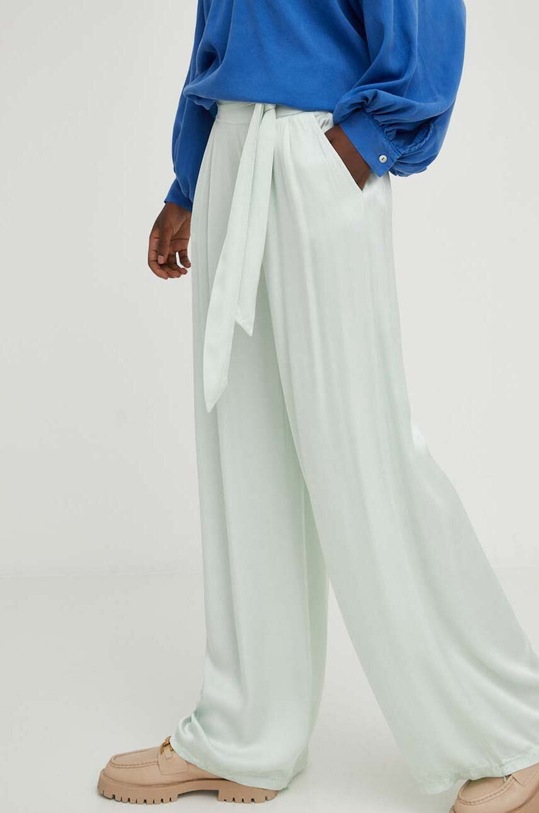 Hlače Answear.LAB zelena 5371.db