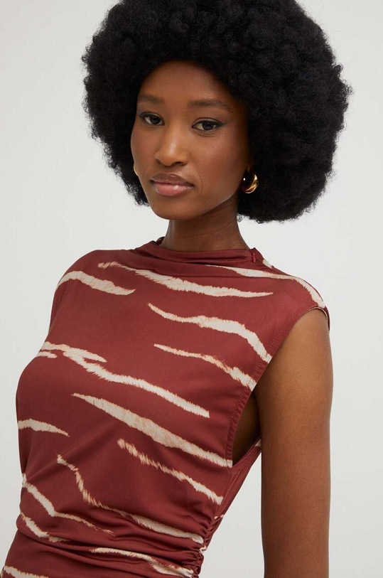 Φόρεμα Answear.LAB καφέ 93474.1WK