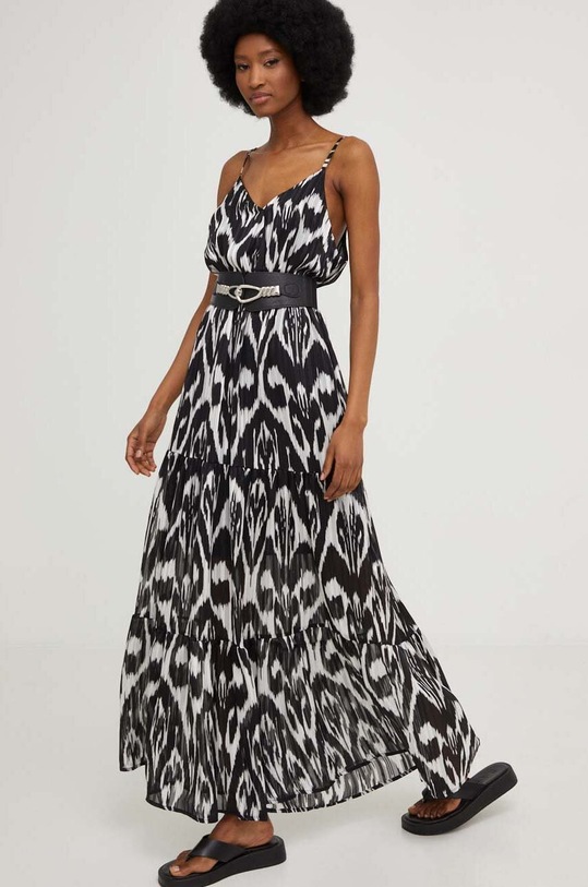 Φόρεμα Answear.LAB εμπριμέ μαύρο QED2756003.db