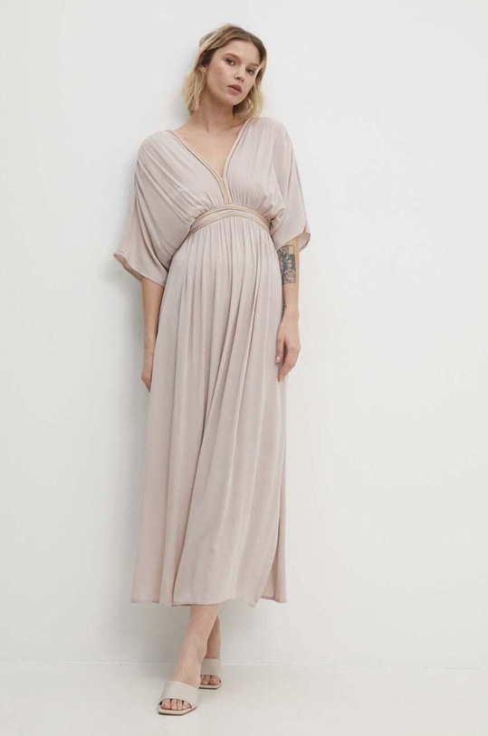 Φόρεμα Answear.LAB NL233939001.db μπεζ WW23