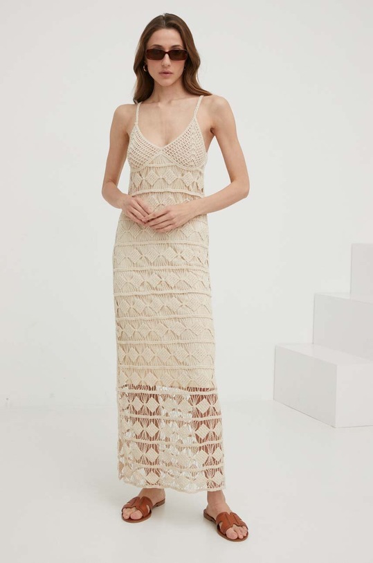 Одяг Сукня Answear Lab WF4931NV001.AT бежевий
