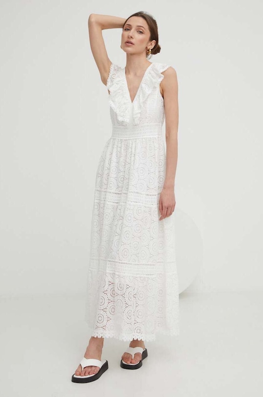 Answear Lab sukienka X kolekcja limitowana BE SHERO d28156.KK biały WW23