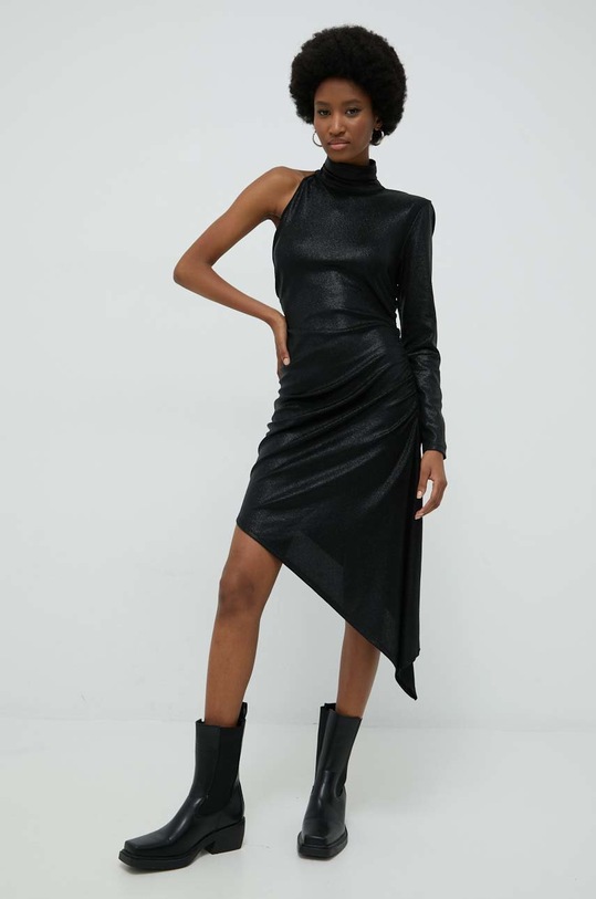 Odzież Answear Lab sukienka a108.w czarny