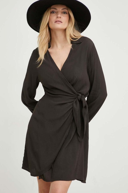 Answear Lab sukienka casual brązowy 814031.1WK