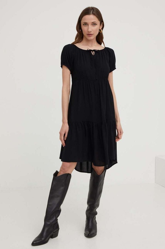 Answear Lab sukienka D73761R30392A.WK czarny WW23