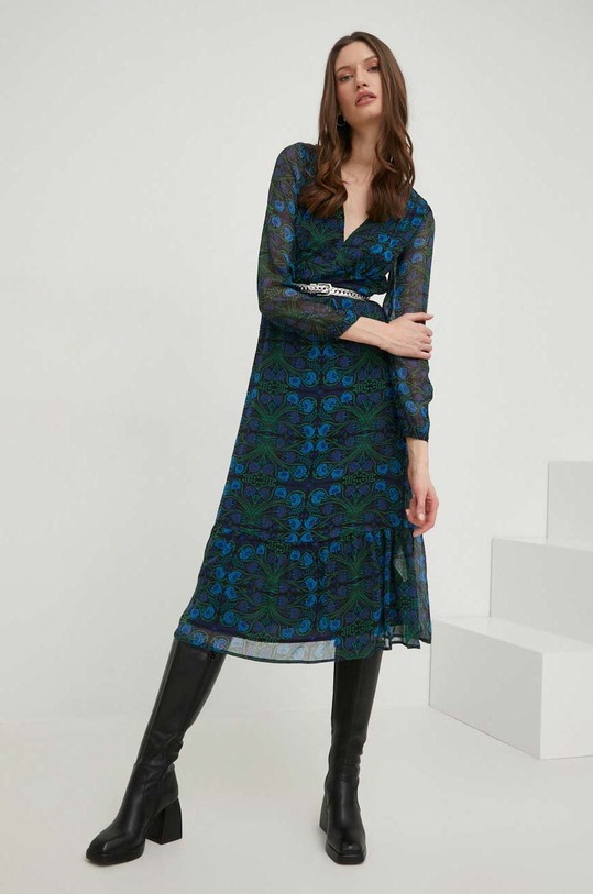 Answear Lab sukienka casual niebieski oclande.js