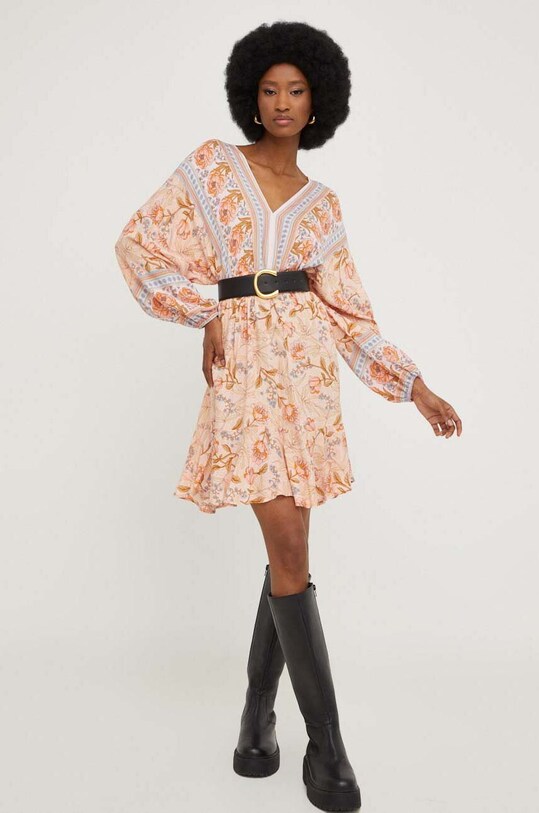 Answear Lab sukienka casual różowy NL233904.db