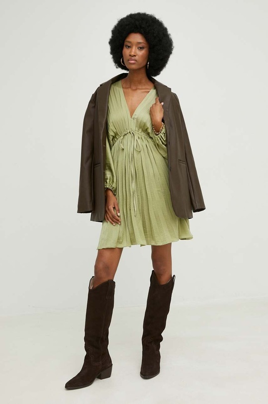 Answear Lab rochie B8390.js1 verde WW23