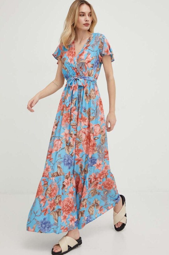 Answear Lab sukienka casual niebieski fl215.13.2KK