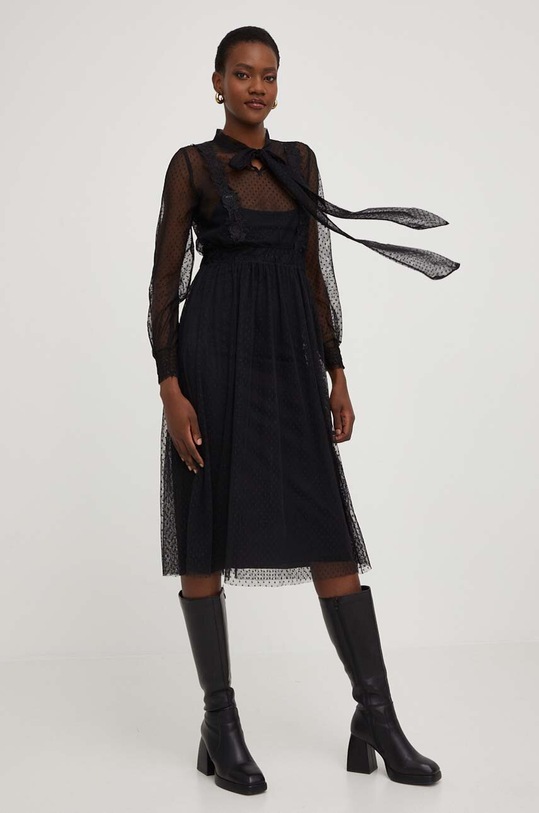 Φόρεμα Answear.LAB X limited collection SISTERHOOD μαύρο 5321.WK