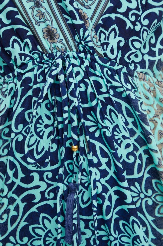 Answear Lab sukienka jedwabna 9296.1WK granatowy