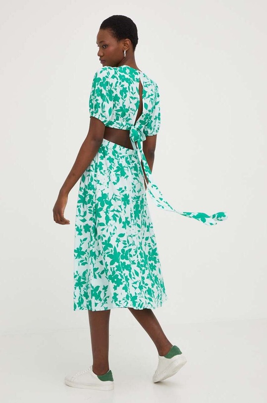 Answear Lab rochie midi verde MR20885.WK
