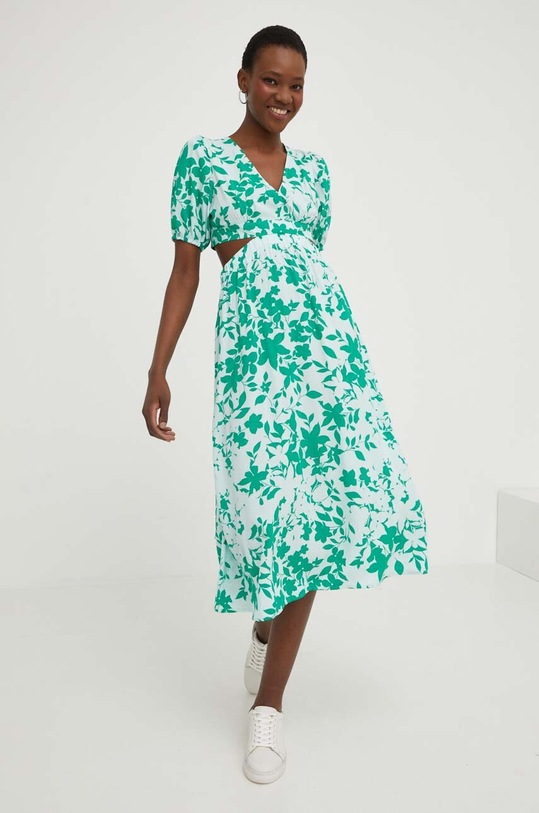 Answear Lab rochie MR20885.WK verde WW23