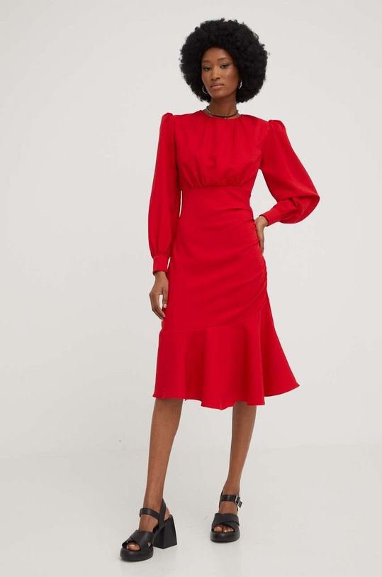 Answear Lab sukienka 1A.KK czerwony WW23