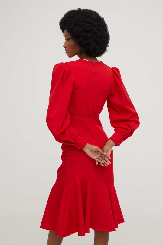 Odzież Answear Lab sukienka 1A.KK czerwony