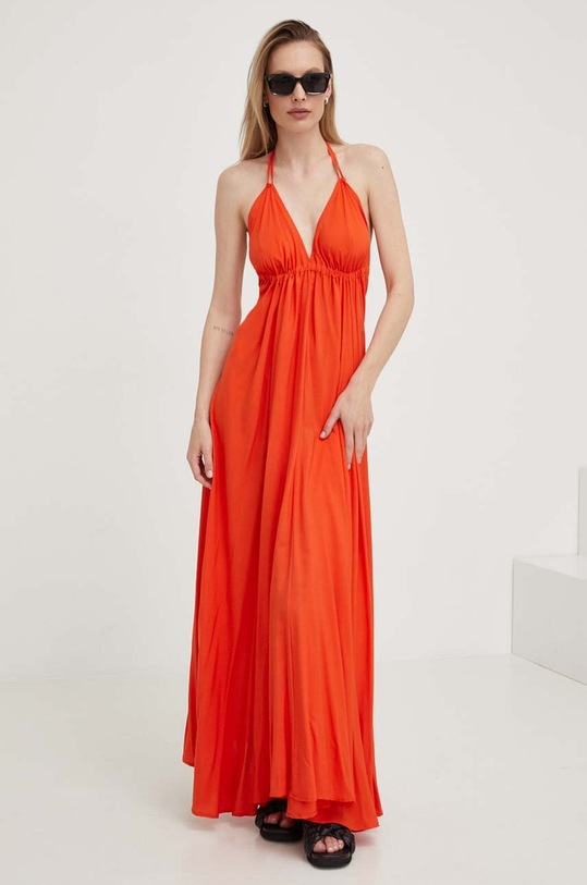 Answear Lab sukienka casual pomarańczowy fl327.5KK