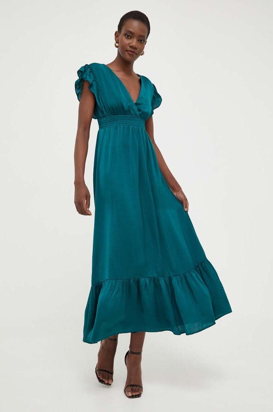 Answear Lab sukienka X kolekcja limitowana BE SHERO l373.KK zielony WW23