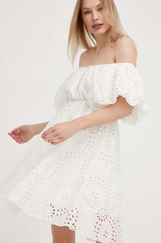 Answear Lab sukienka bawełniana bawełna biały h1880.x12.KK