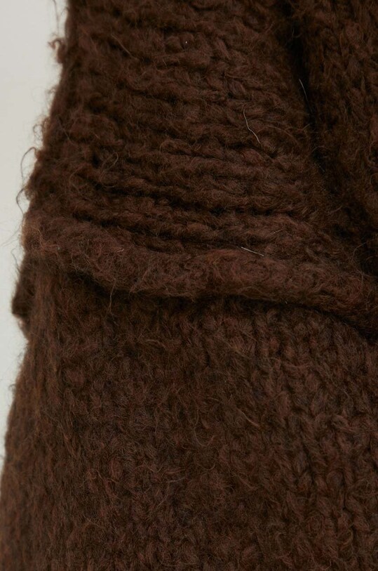 Answear Lab sweter z wełną m1040.H brązowy