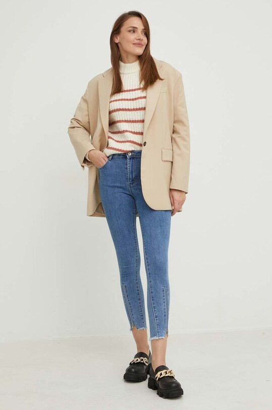 Pulover Answear Lab c9023.JS bež WW23