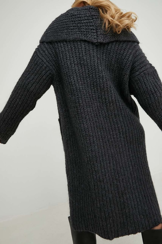 Oblečenie Vlnený kardigán Answear.LAB 60162.h sivá