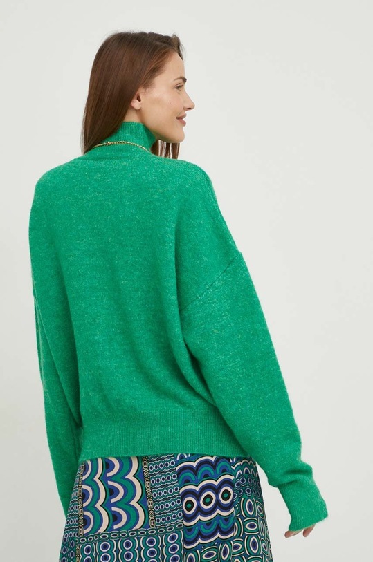 Odzież Answear Lab sweter z wełną 10121.h zielony