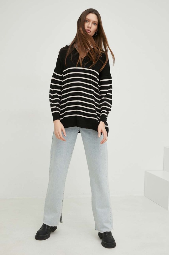 Answear Lab pulover 4024.h negru WW23