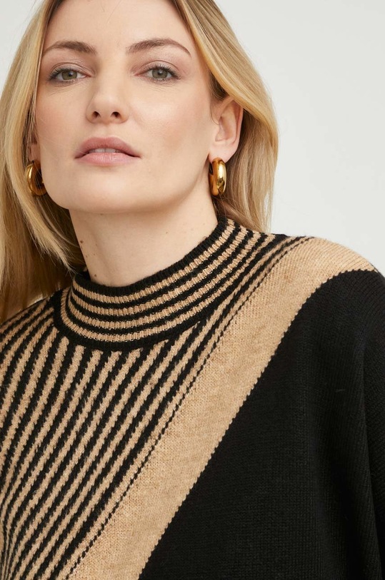 Answear Lab sweter z wełną czarny 22536.1h