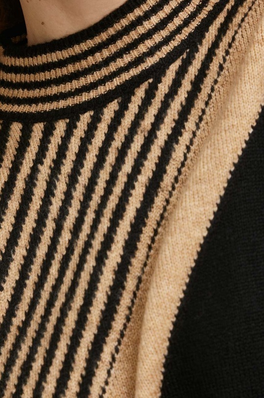 Answear Lab sweter z wełną 22536.1h czarny