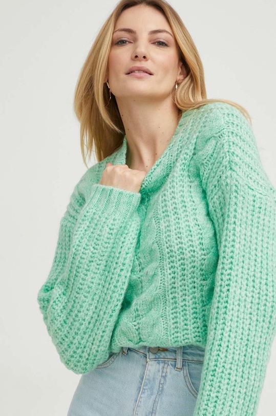 Answear Lab pulover de lana news..js verde
