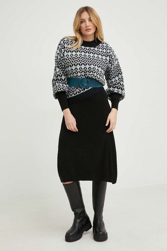 Answear Lab pulover de lana 2217.w negru WW23