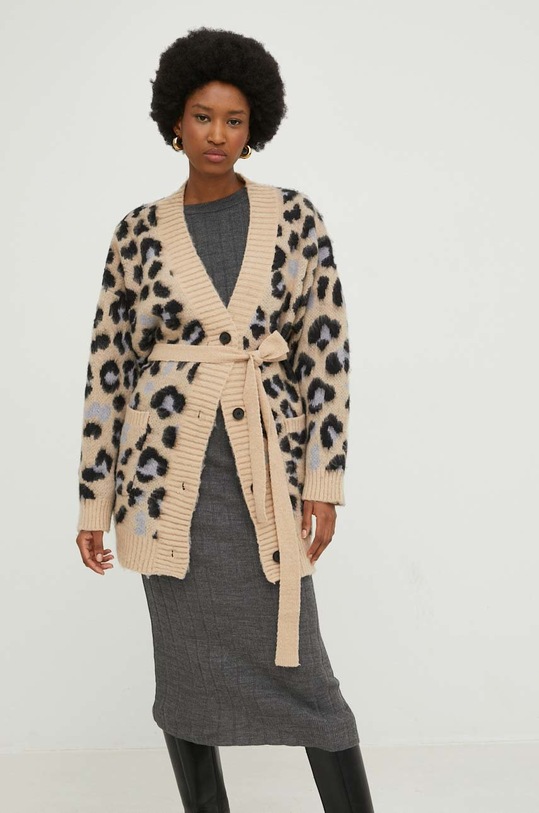 Answear Lab kardigan beżowy chb5723.js