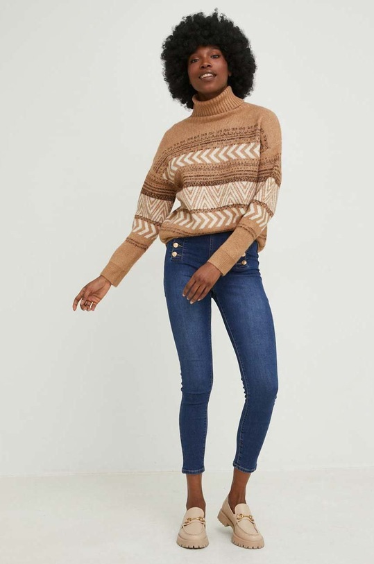 Pulover Answear Lab N5086.1WK bež WW23