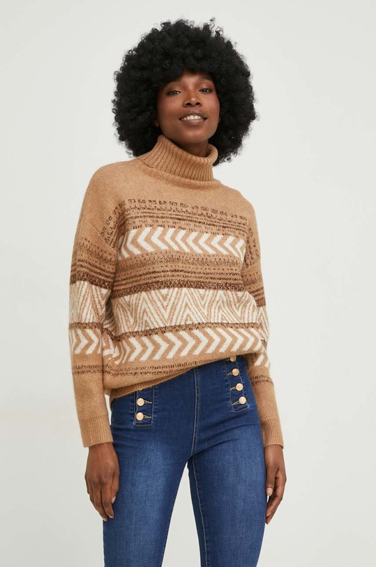 Pulover Answear Lab bež N5086.1WK