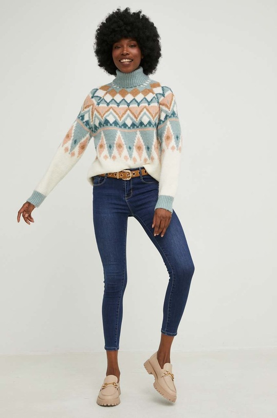 Answear Lab pulóver G8873.WK türkiz WW23