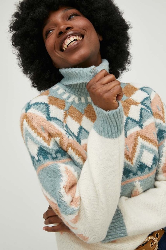 Answear Lab pulóver türkiz G8873.WK