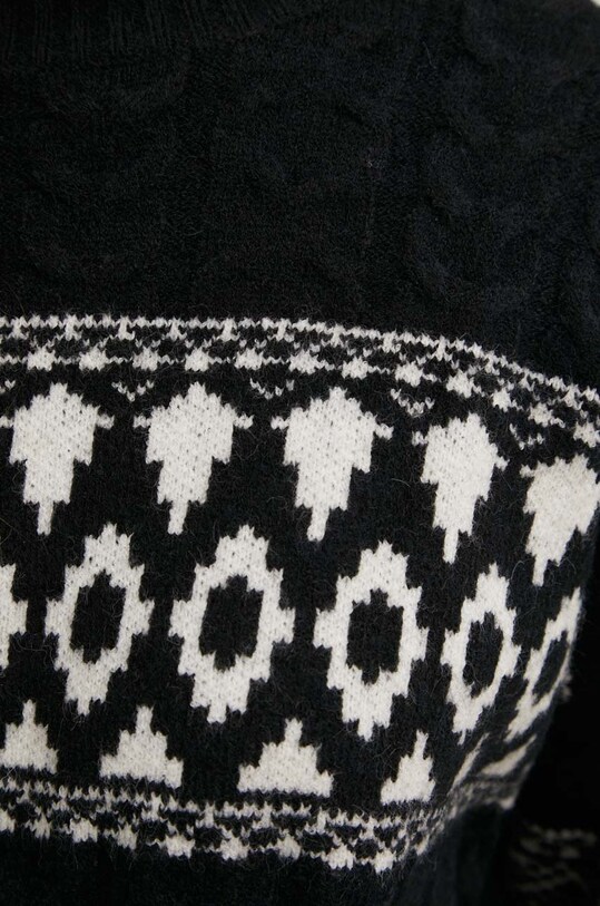 Answear Lab sweter z wełną LA25.35.h czarny